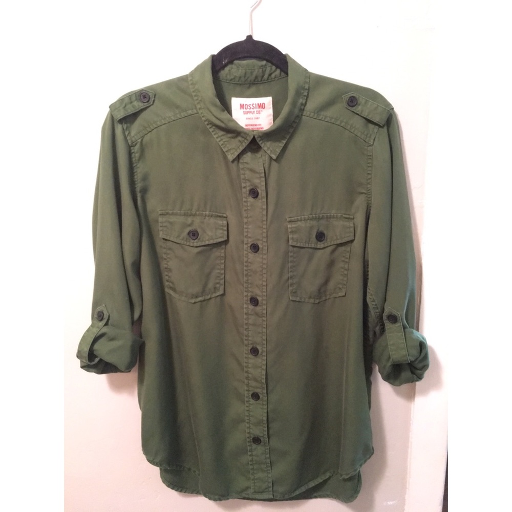 Army Green Button Down Top | Mossimo Supply Co.